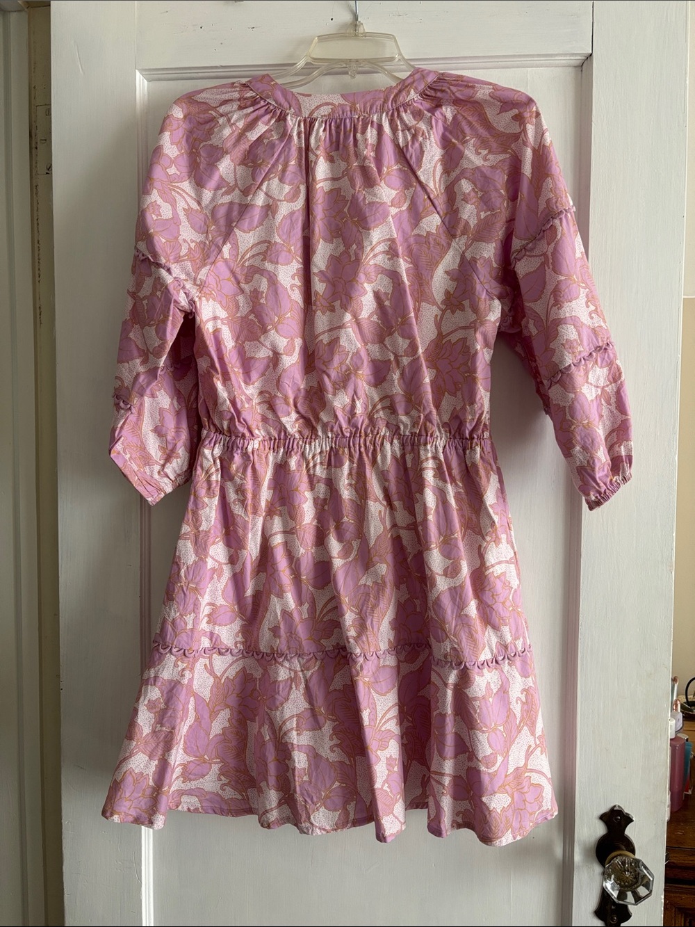 Sugarlips Pink Floral Tie-Waist Mini Dress - Picture 9 of 10